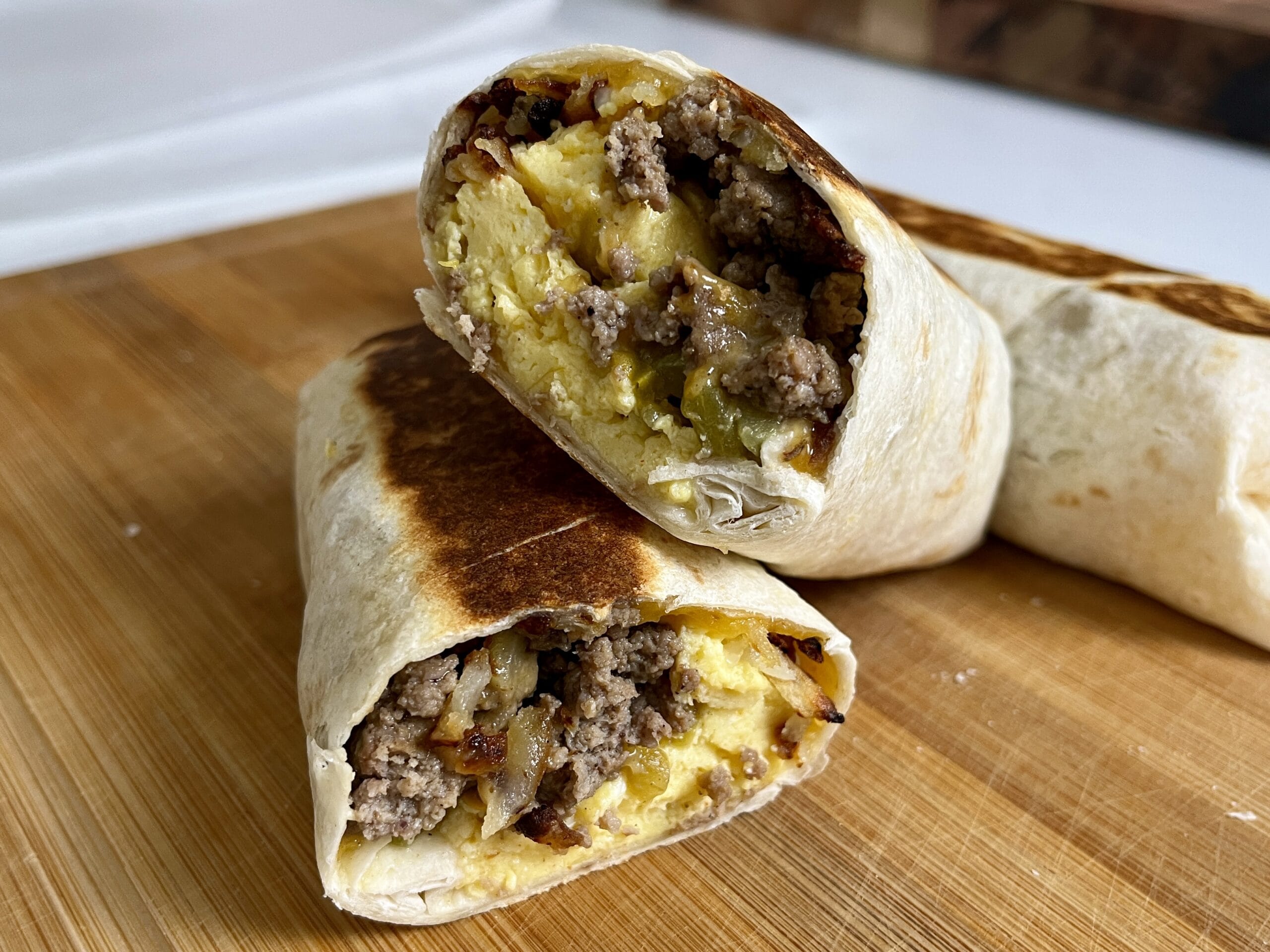 Freezer-Friendly High-Protein Breakfast Burritos