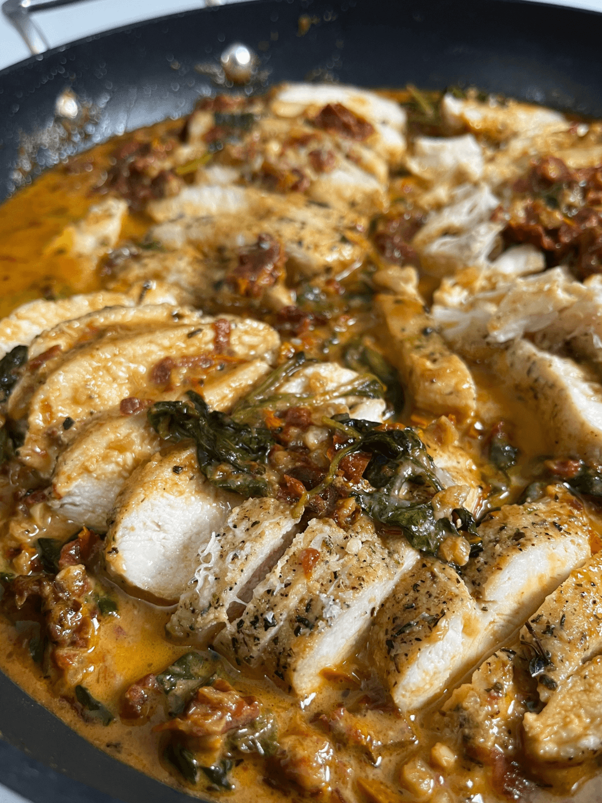 Creamy High-Protein Tuscan Chicken (One Pan, 35 Minutes)