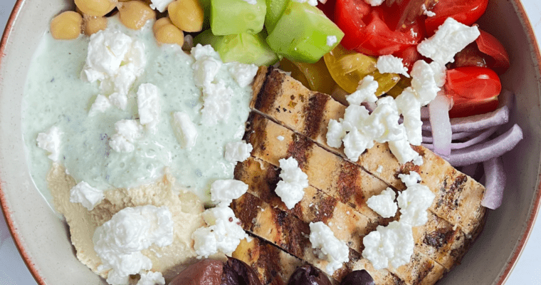 High-Protein Mediterranean Chicken Bowls (Meal Prep)