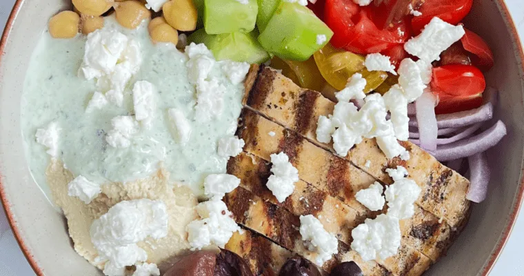 High-Protein Mediterranean Chicken Bowls (Meal Prep)