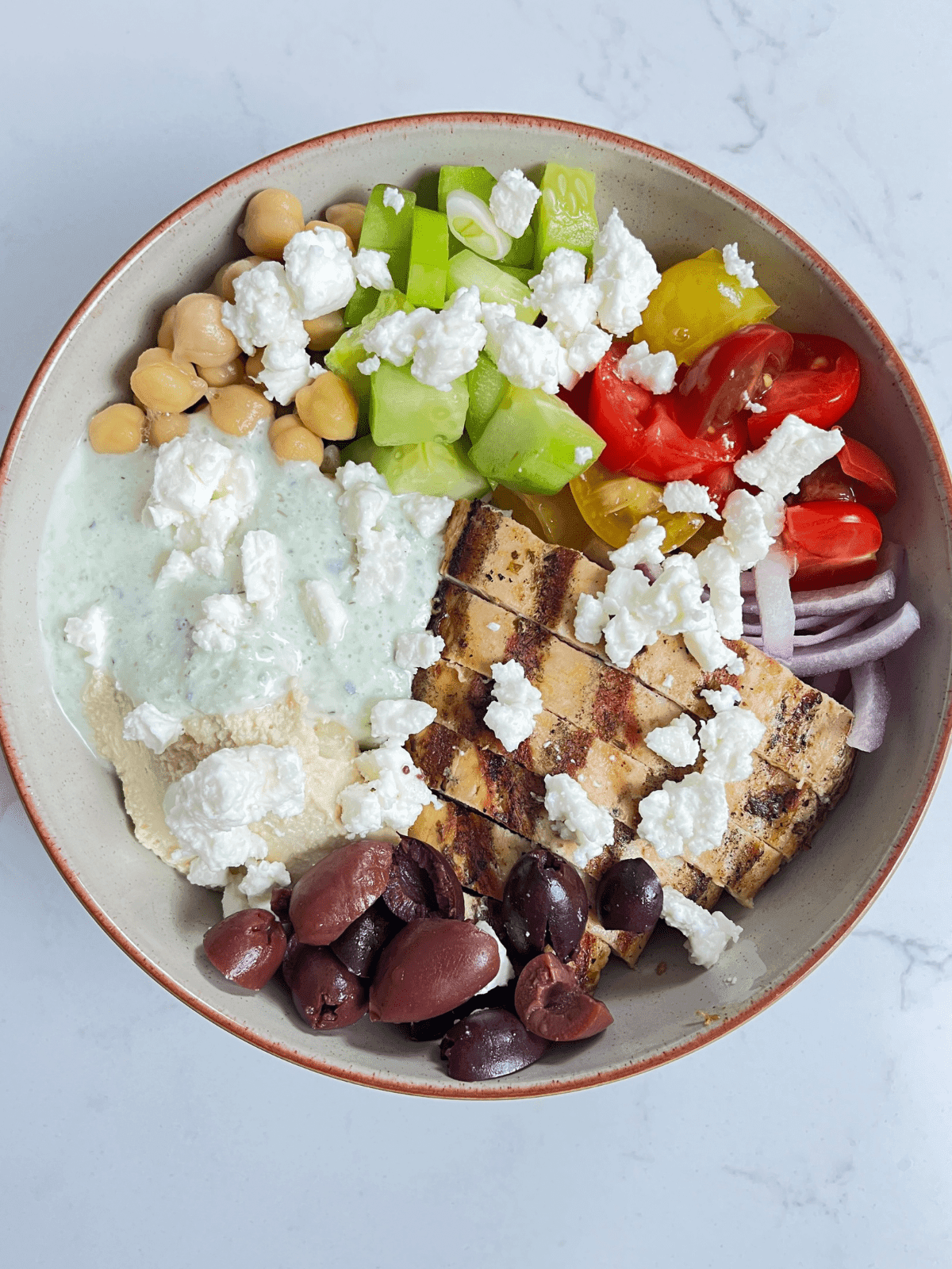 High-Protein Mediterranean Chicken Bowls (Meal Prep)